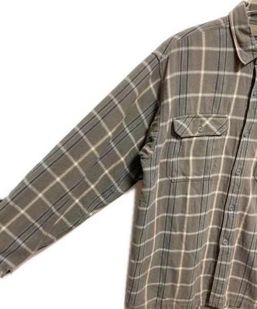 Patagonia（パタゴニア）Patagonia (パタゴニア) ヘビーフランネルシャツ グレー サイズ:Mの古着・服飾アイテム