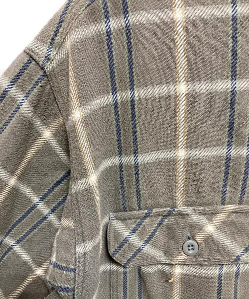 Patagonia（パタゴニア）Patagonia (パタゴニア) ヘビーフランネルシャツ グレー サイズ:Mの古着・服飾アイテム