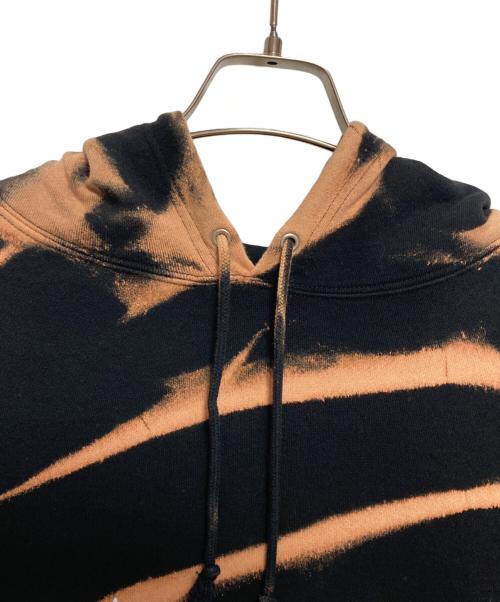 bodysong.（ボディソング）bodysong. (ボディソング) HOODIE-ACIDTUDOR パーカー ベージュ×ブラック サイズ:FREEの古着・服飾アイテム
