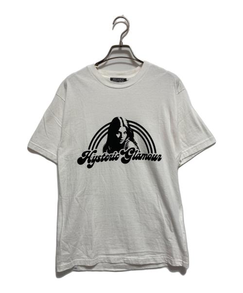 Hysteric Glamour（ヒステリックグラマー）Hysteric Glamour (ヒステリックグラマー) HG RAINBOW Tシャツ ホワイト サイズ:Sの古着・服飾アイテム
