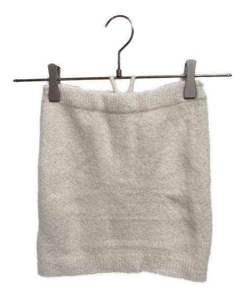 biotope（ビオトープ）biotope (ビオトープ) Cashmere cord bere top ホワイト サイズ:FREEの古着・服飾アイテム