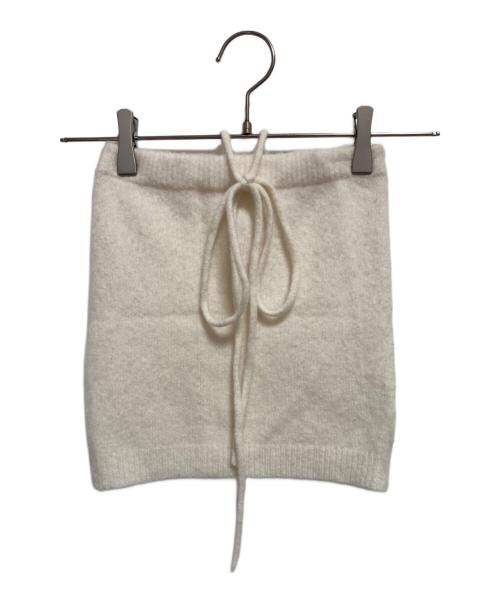 biotope（ビオトープ）biotope (ビオトープ) Cashmere cord bere top ホワイト サイズ:FREEの古着・服飾アイテム