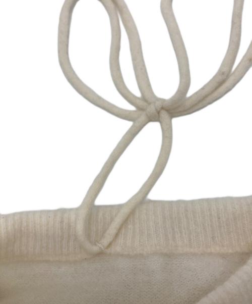 biotope（ビオトープ）biotope (ビオトープ) Cashmere cord bere top ホワイト サイズ:FREEの古着・服飾アイテム