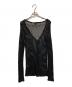 D&G (ディーアンドジー) メッシュカーディガン ブラック サイズ:38：6000円