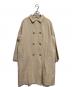 MACKINTOSH PHILOSOPHY（マッキントッシュ フィロソフィー）の古着「コットンリネンステンカラーコート」｜ベージュ