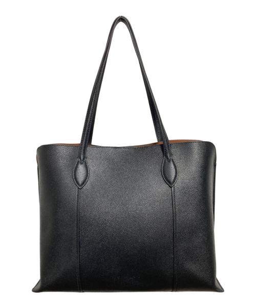 FURLA（フルラ）FURLA (フルラ) VITTOIA レザートートバッグ ブラックの古着・服飾アイテム