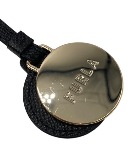 FURLA（フルラ）FURLA (フルラ) VITTOIA レザートートバッグ ブラックの古着・服飾アイテム