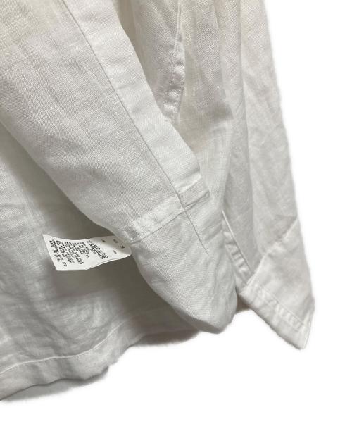 MACPHEE（マカフィー）MACPHEE (マカフィー) リネン セーラーカラーブラウス ホワイト サイズ:38の古着・服飾アイテム