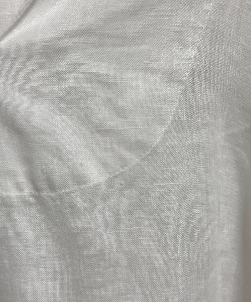 MACPHEE（マカフィー）MACPHEE (マカフィー) リネン セーラーカラーブラウス ホワイト サイズ:38の古着・服飾アイテム