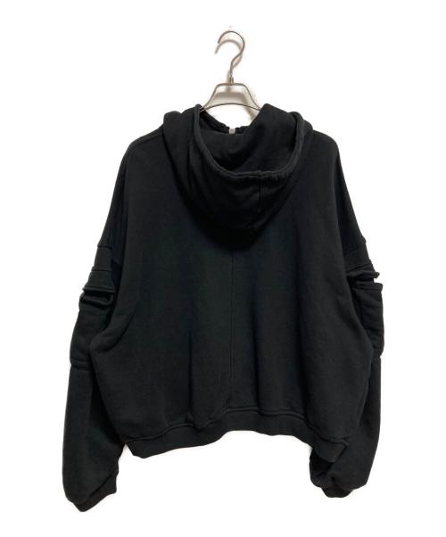 REPRESENT（リプレゼント）REPRESENT (リプレゼント) マルチポケットジップパーカー ブラック サイズ:XLの古着・服飾アイテム