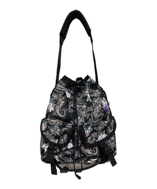 THE NORTHFACE PURPLELABEL（ザ・ノースフェイス パープルレーベル）THE NORTHFACE PURPLELABEL (ザ・ノースフェイス パープルレーベル) textile design by NOMA t.d. Paisley Print Storoll Bag ブラックの古着・服飾アイテム