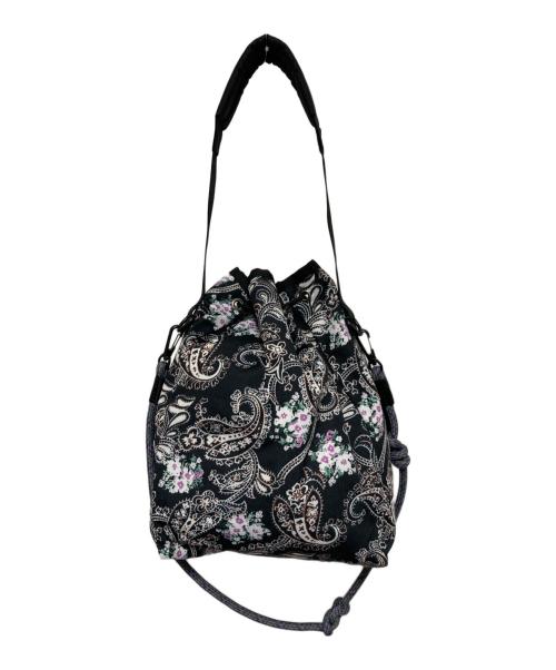 THE NORTHFACE PURPLELABEL（ザ・ノースフェイス パープルレーベル）THE NORTHFACE PURPLELABEL (ザ・ノースフェイス パープルレーベル) textile design by NOMA t.d. Paisley Print Storoll Bag ブラックの古着・服飾アイテム