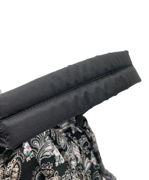 THE NORTHFACE PURPLELABEL（ザ・ノースフェイス パープルレーベル）THE NORTHFACE PURPLELABEL (ザ・ノースフェイス パープルレーベル) textile design by NOMA t.d. Paisley Print Storoll Bag ブラックの古着・服飾アイテム