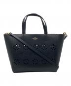 Kate Spadeケイトスペード）の古着「2WAYパンチングトートバッグ」｜ブラック