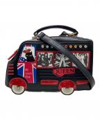 Queen×Vendula LONDONクイーン×ベンデューラ ロンドン）の古着「Tour Bus Grab Bag」｜レッド×ブラック