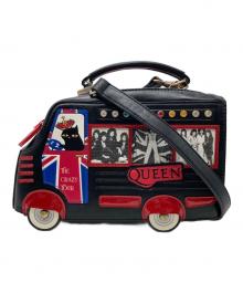 Queen×Vendula LONDON（クイーン×ベンデューラ ロンドン）の古着「Tour Bus Grab Bag」｜レッド×ブラック