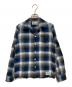 WACKO MARIA（ワコマリア）の古着「オンブレチェックシャツ」｜ブルー×ブラック