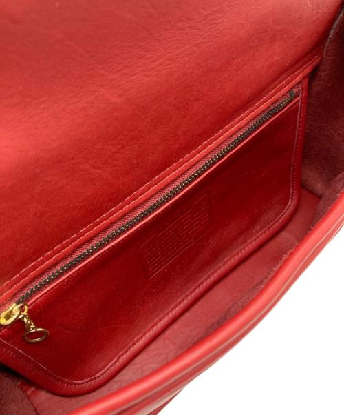 COACH（コーチ）COACH (コーチ) ショルダーバッグ レッドの古着・服飾アイテム