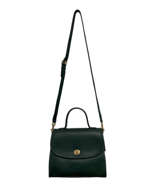 COACH（コーチ）COACH (コーチ) ターンロックショルダーバッグ グリーンの古着・服飾アイテム