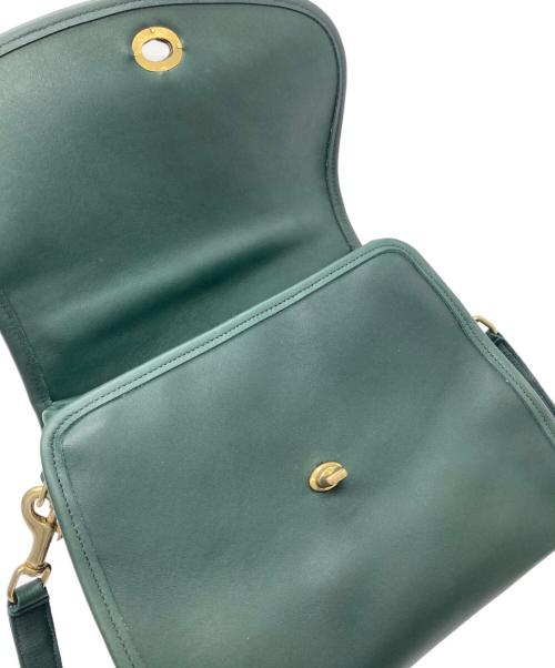COACH（コーチ）COACH (コーチ) ターンロックショルダーバッグ グリーンの古着・服飾アイテム