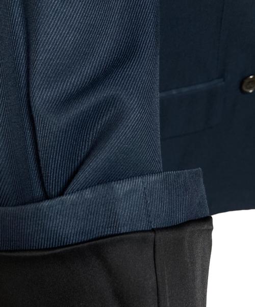 theory（セオリー）theory (セオリー) ダブルジャケット ネイビー サイズ:2の古着・服飾アイテム