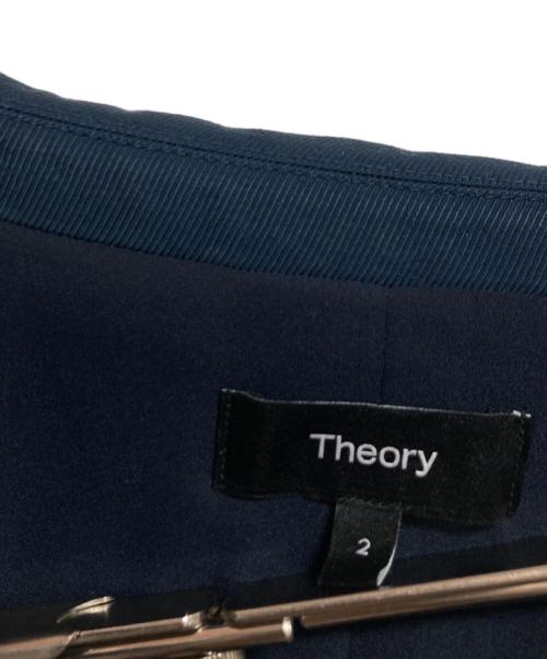 theory（セオリー）theory (セオリー) ダブルジャケット ネイビー サイズ:2の古着・服飾アイテム