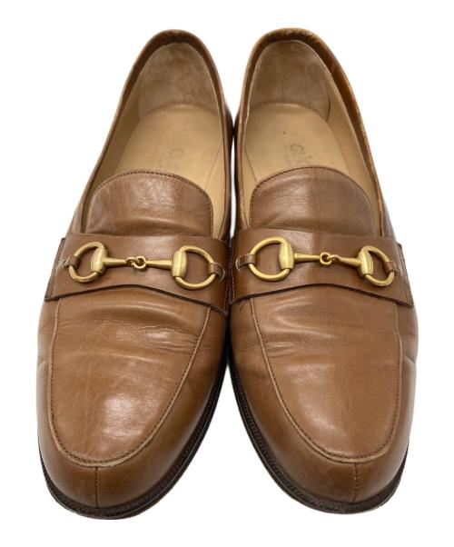 GUCCI（グッチ）GUCCI (グッチ) ビットローファー ブラウン サイズ:38の古着・服飾アイテム