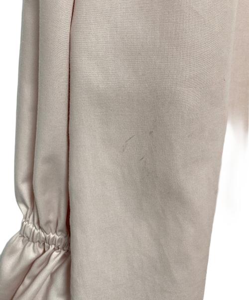 UNITED ARROWS（ユナイテッドアローズ）UNITED ARROWS (ユナイテッドアローズ) フリルカラー フレアスリーブ ブラウス ピンク サイズ:FREEの古着・服飾アイテム