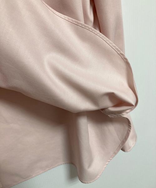 UNITED ARROWS（ユナイテッドアローズ）UNITED ARROWS (ユナイテッドアローズ) フリルカラー フレアスリーブ ブラウス ピンク サイズ:FREEの古着・服飾アイテム