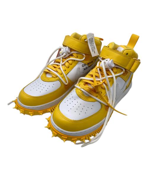 NIKE（ナイキ）NIKE (ナイキ) OFFWHITE (オフホワイト) Air Force 1 Mid SP LTHR イエロー サイズ:26.5㎝ 未使用品の古着・服飾アイテム