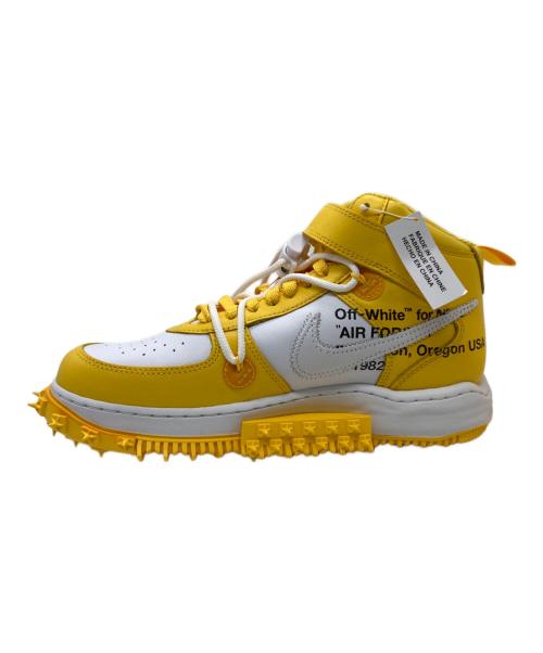 NIKE（ナイキ）NIKE (ナイキ) OFFWHITE (オフホワイト) Air Force 1 Mid SP LTHR イエロー サイズ:26.5㎝ 未使用品の古着・服飾アイテム