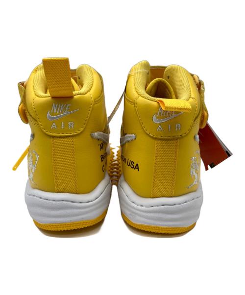 NIKE（ナイキ）NIKE (ナイキ) OFFWHITE (オフホワイト) Air Force 1 Mid SP LTHR イエロー サイズ:26.5㎝ 未使用品の古着・服飾アイテム