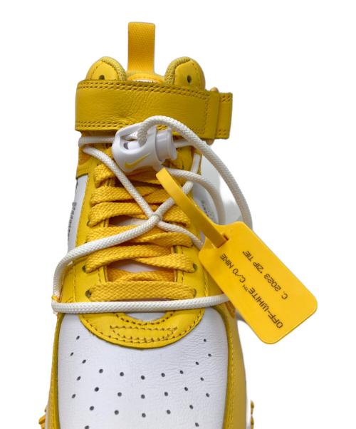 NIKE（ナイキ）NIKE (ナイキ) OFFWHITE (オフホワイト) Air Force 1 Mid SP LTHR イエロー サイズ:26.5㎝ 未使用品の古着・服飾アイテム