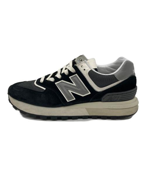 NEW BALANCE（ニューバランス）NEW BALANCE (ニューバランス) ローカットスニーカー ホワイト×ブラック サイズ:24.5の古着・服飾アイテム