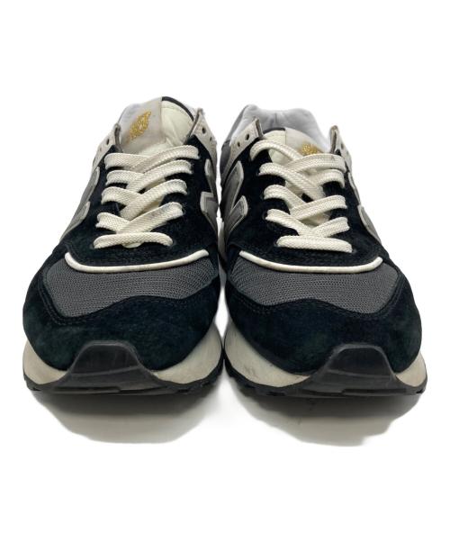 NEW BALANCE（ニューバランス）NEW BALANCE (ニューバランス) ローカットスニーカー ホワイト×ブラック サイズ:24.5の古着・服飾アイテム