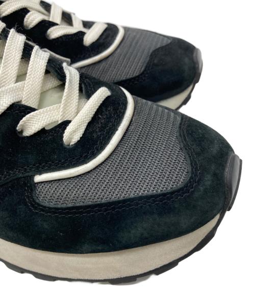 NEW BALANCE（ニューバランス）NEW BALANCE (ニューバランス) ローカットスニーカー ホワイト×ブラック サイズ:24.5の古着・服飾アイテム