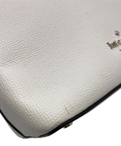 Kate Spade（ケイトスペード）Kate Spade (ケイトスペード) 2WAYバッグ ホワイトの古着・服飾アイテム