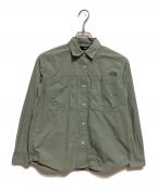 THE NORTH FACEザ ノース フェイス）の古着「ラッスルキャノピーシャツ」｜グリーン