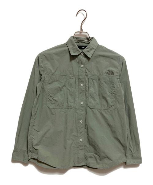 THE NORTH FACE（ザ ノース フェイス）THE NORTH FACE (ザ ノース フェイス) ラッスルキャノピーシャツ グリーン サイズ:Sの古着・服飾アイテム