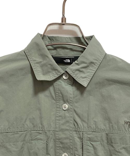 THE NORTH FACE（ザ ノース フェイス）THE NORTH FACE (ザ ノース フェイス) ラッスルキャノピーシャツ グリーン サイズ:Sの古着・服飾アイテム