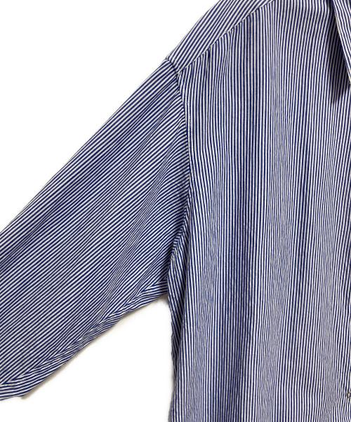 Spick and Span（スピック＆スパン）Spick and Span (スピック＆スパン) 刺繍オーバーシャツ ブルー×ホワイト サイズ:FREEの古着・服飾アイテム