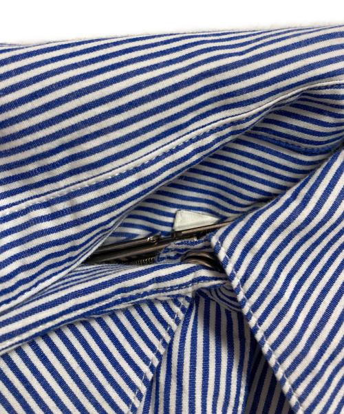 Spick and Span（スピック＆スパン）Spick and Span (スピック＆スパン) 刺繍オーバーシャツ ブルー×ホワイト サイズ:FREEの古着・服飾アイテム