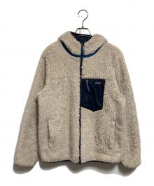 Patagonia（パタゴニア）の古着「キッズ・リバーシブル・レディ・フレディ・フーディ」｜ベージュ