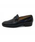 TOD'S (トッズ) レザーローファー ブラック サイズ:5 1/2：10000円