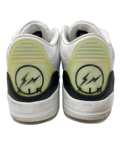 NIKE（ナイキ）NIKE (ナイキ) FRAGMENT DESIGN (フラグメントデザイン) AIR JORDAN3 ホワイト サイズ:28㎝の古着・服飾アイテム