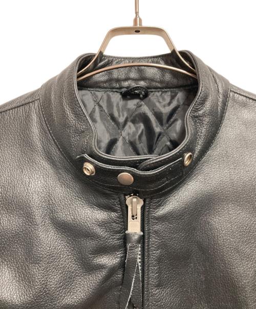 FREEDOM（フリーダム）freedom (フリーダム) シングルライダースジャケット ブラック サイズ:50の古着・服飾アイテム