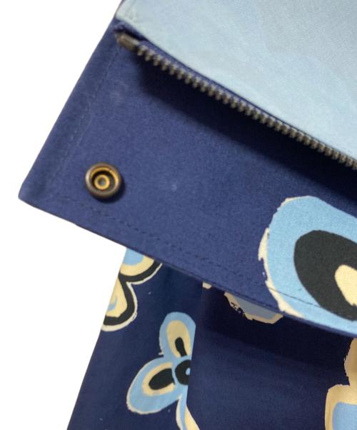 MARNI（マルニ）MARNI (マルニ) UNIQLO (ユニクロ) ブロックテックハーフコート ブルー サイズ:XSの古着・服飾アイテム
