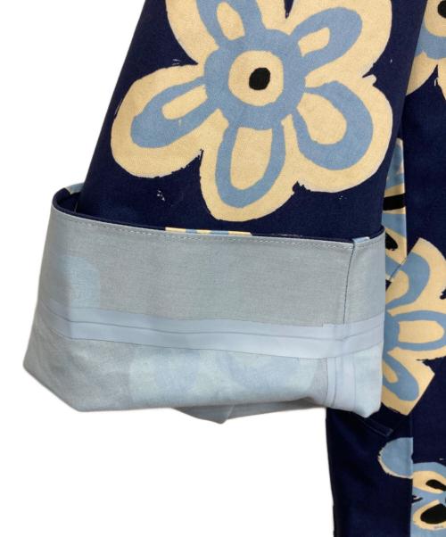 MARNI（マルニ）MARNI (マルニ) UNIQLO (ユニクロ) ブロックテックハーフコート ブルー サイズ:XSの古着・服飾アイテム