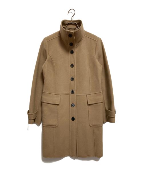 BURBERRY LONDON（バーバリーロンドン）BURBERRY LONDON (バーバリーロンドン) カシミヤ混裏地ノヴァチェック柄スタンドカラーコート ベージュ サイズ:40の古着・服飾アイテム