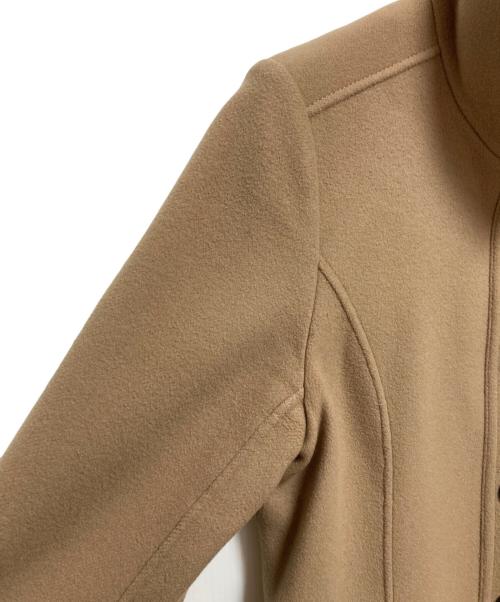 BURBERRY LONDON（バーバリーロンドン）BURBERRY LONDON (バーバリーロンドン) カシミヤ混裏地ノヴァチェック柄スタンドカラーコート ベージュ サイズ:40の古着・服飾アイテム